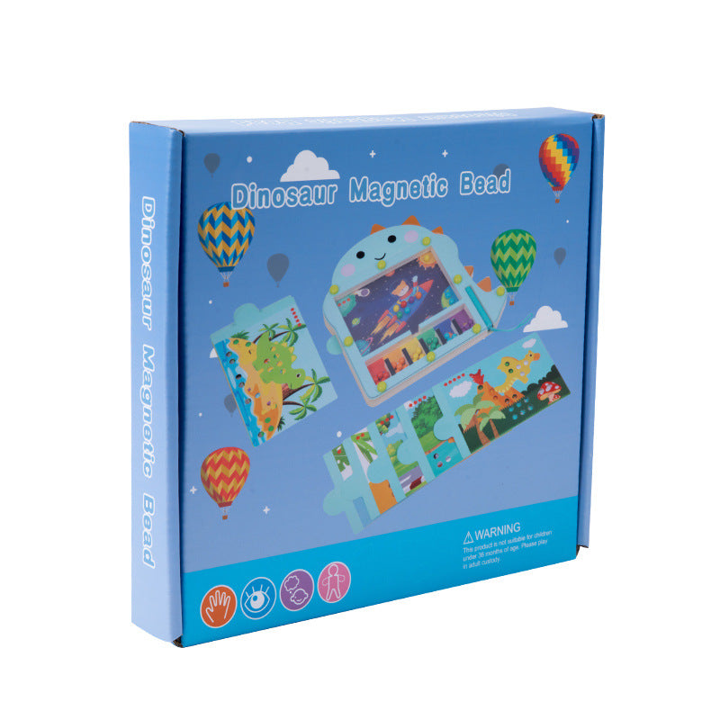 Magnetisk Dinosaur Puslespil
